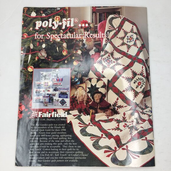 Vintage McCalls Quilting Magazine Festive Holiday Creations Dec 1998 Patterns - Picture 10 of 10